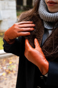 Manchette doublée de soie