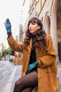 Manchette doublée de soie