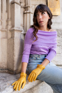 Manchette doublée de soie