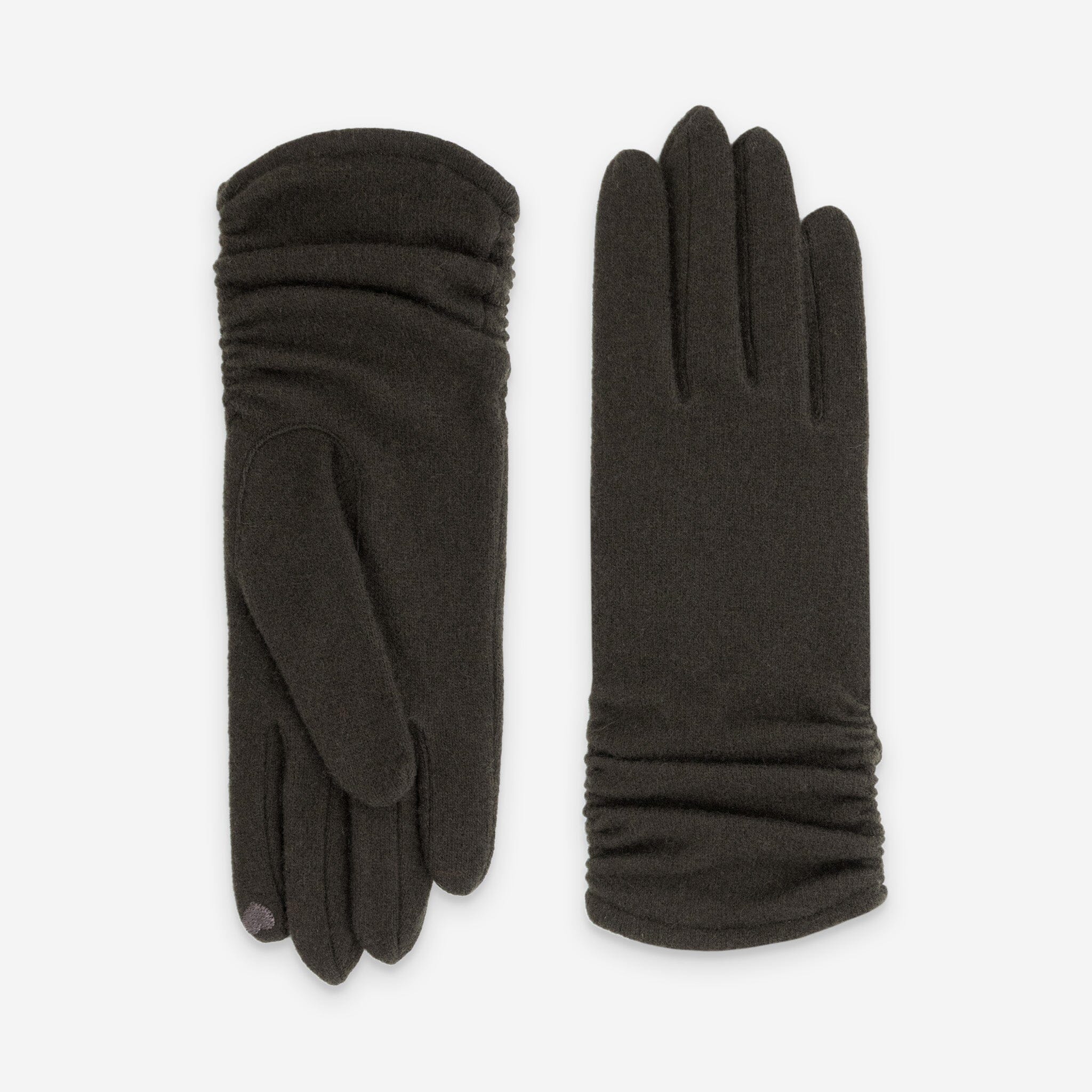 Gants 80% laine 20% nylon-Tactile-31100NF Gants laine femme Glove Story Choco TU