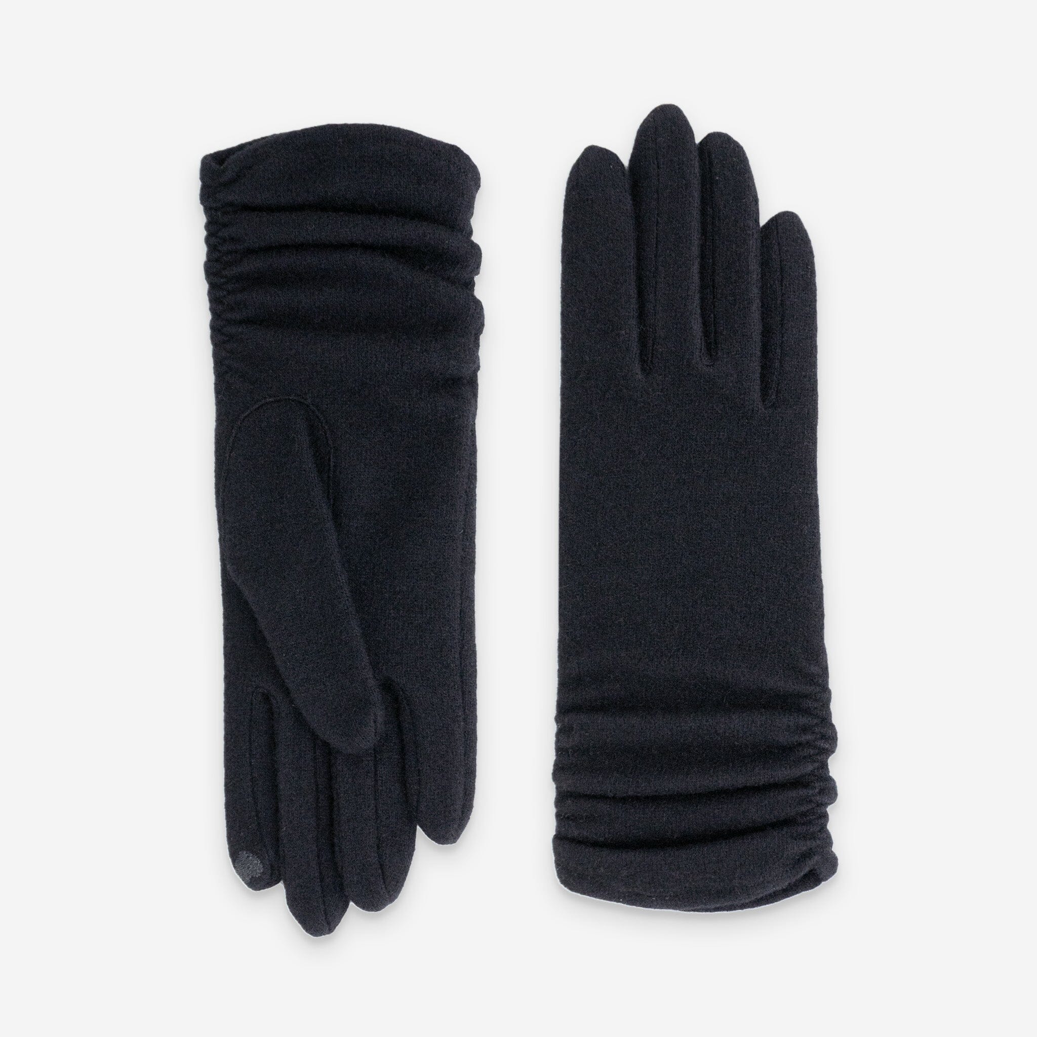 Gants 80% laine 20% nylon-Tactile-31100NF Gants laine femme Glove Story Noir TU