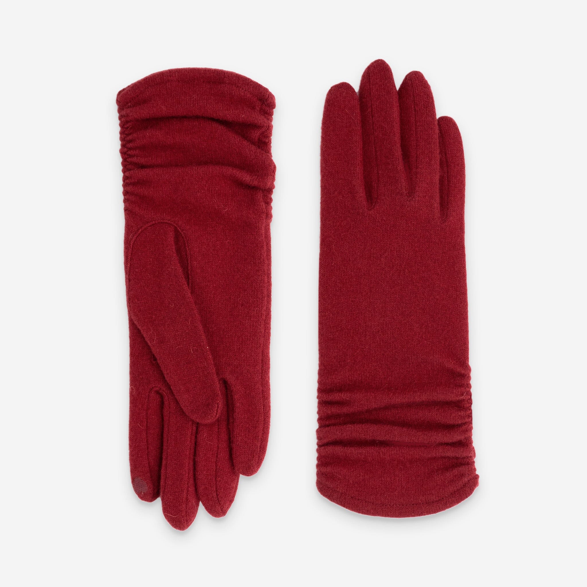 Gants 80% laine 20% nylon-Tactile-31100NF Gants laine femme Glove Story Rouge TU
