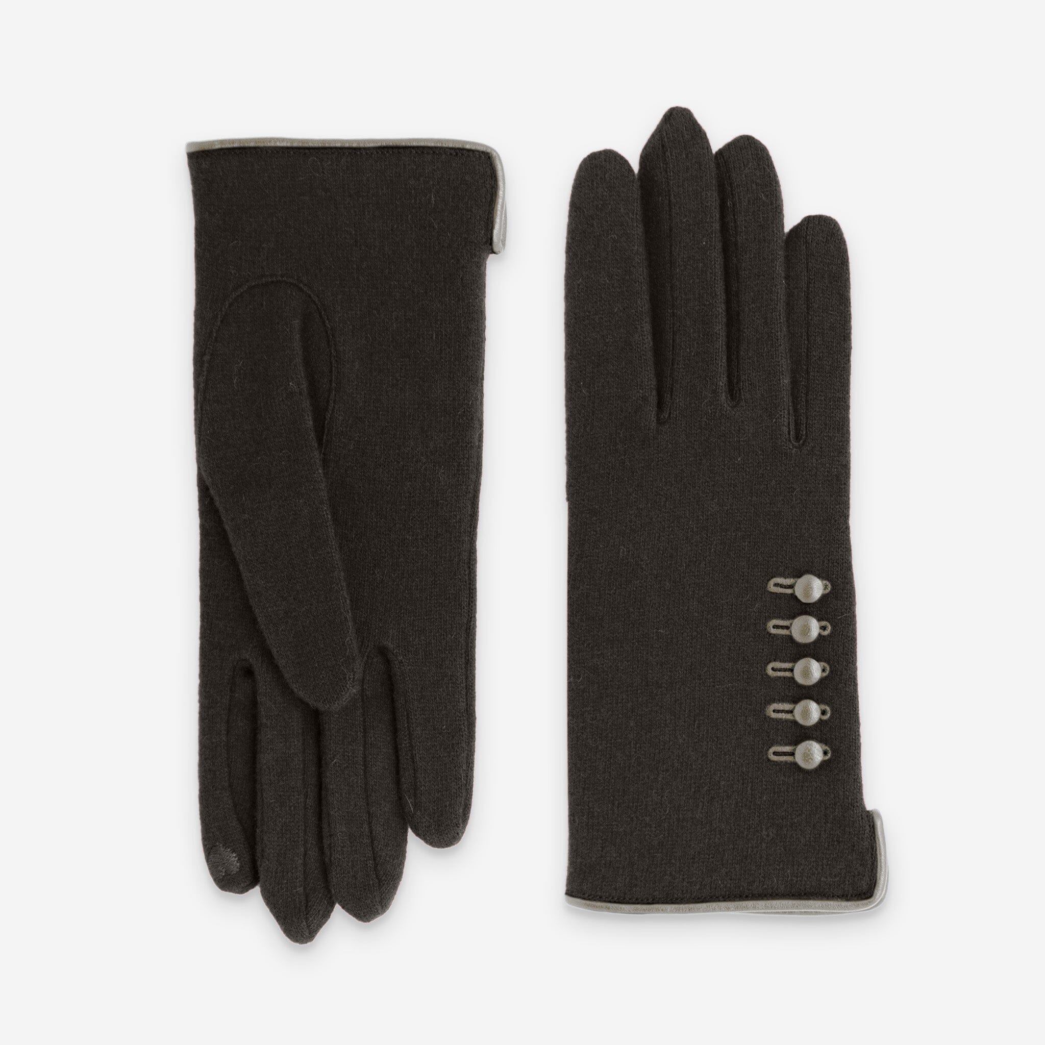 Gants 80% laine 20% nylon-Tactile-31119NF Gants laine femme Glove Story Choco TU