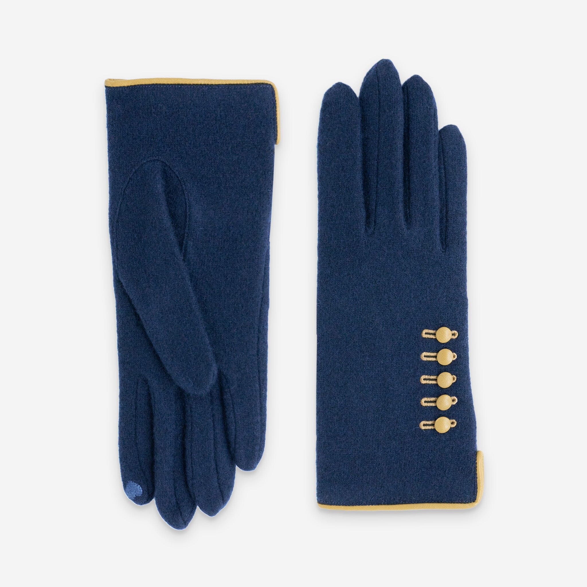 Gants 80% laine 20% nylon-Tactile-31119NF Gants laine femme Glove Story Deep Blue TU