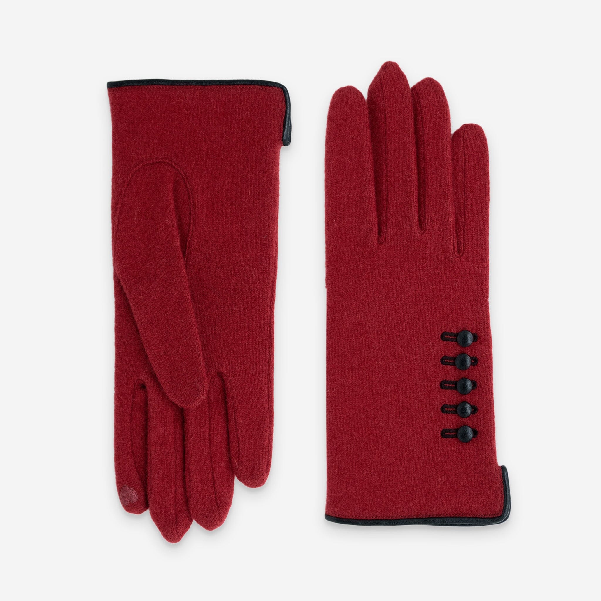 Gants 80% laine 20% nylon-Tactile-31119NF Gants laine femme Glove Story Rouge TU