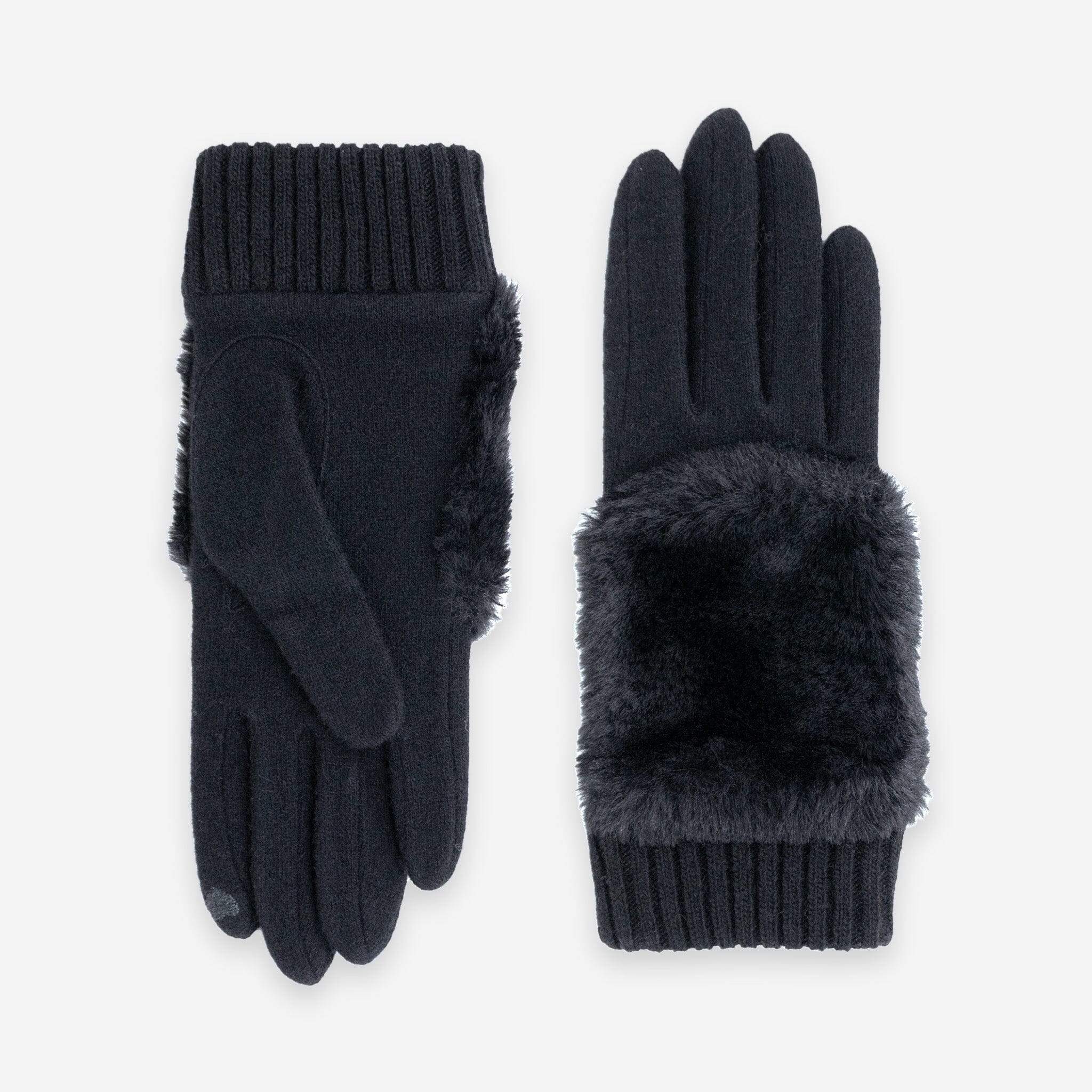 Gants 80% laine 20% nylon-Tactile-31178NF Gants laine femme Glove Story Noir TU