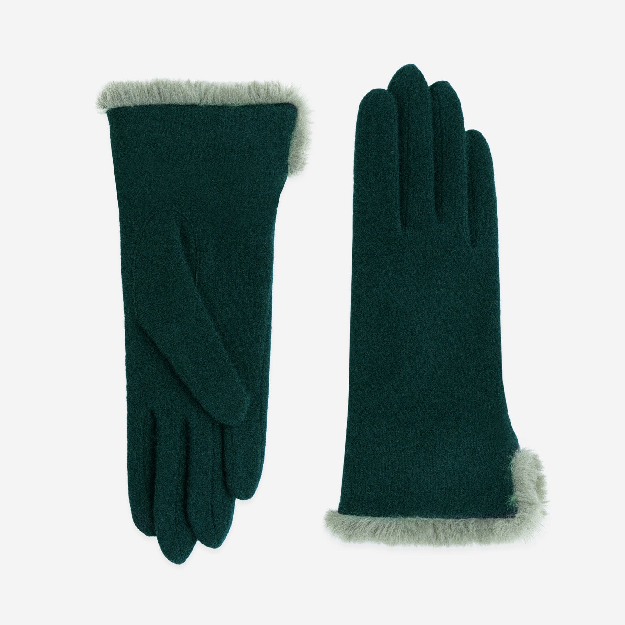 Gants 80% laine 20% nylon-Tactile-31188NF Gants laine femme Glove Story Pine TU