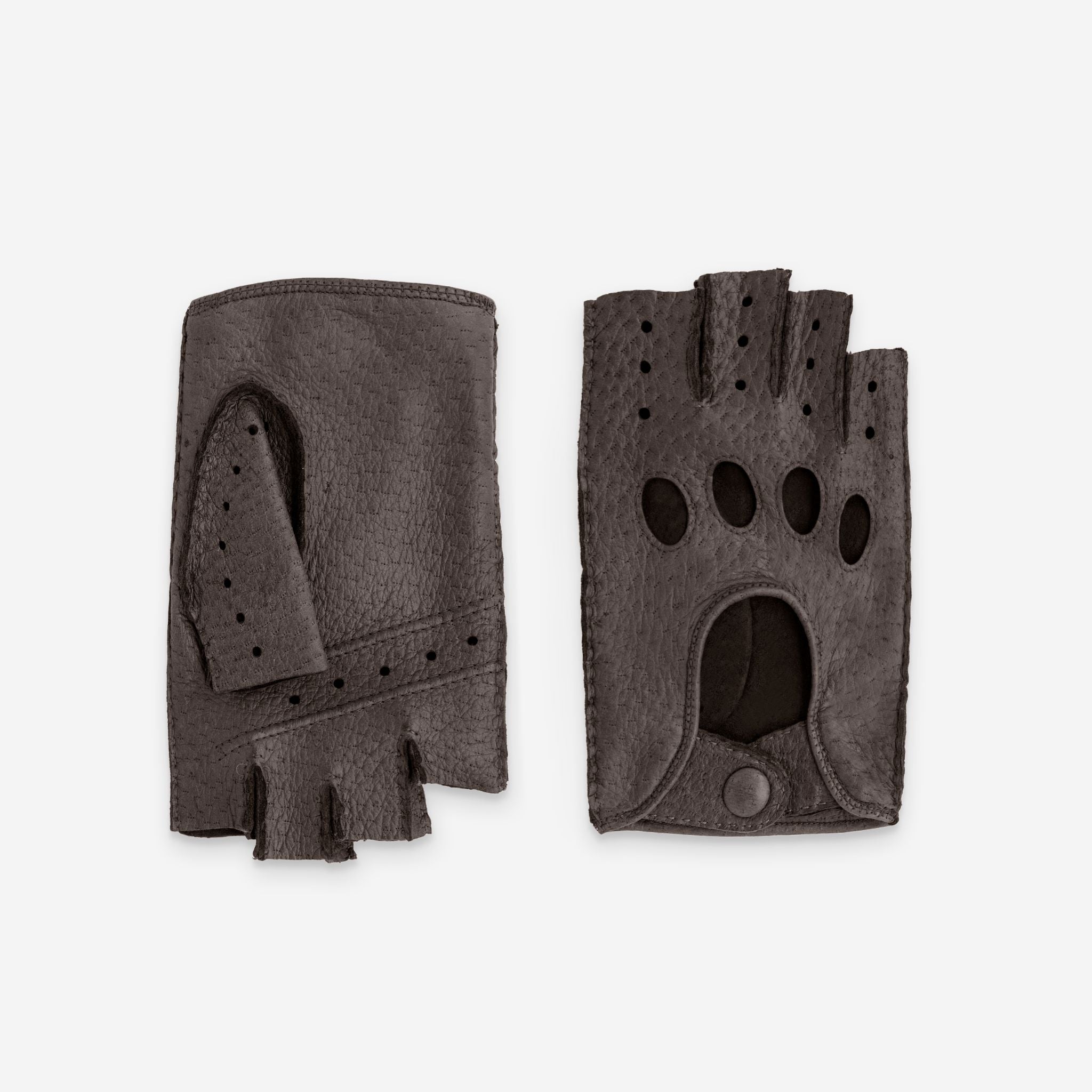 Gants conduite, mitaines Femme Pecari-non double-21625NF Gants de conduite femme Glove Story Choco 6.5