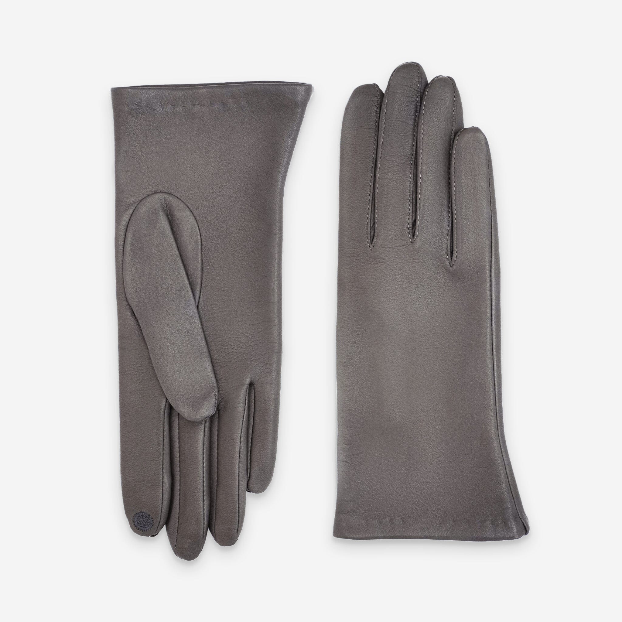 Gants cuir agneau-100% soie-Tactile-21001ST Gants cuir femme prestige Glove Story Light Grey 6.5