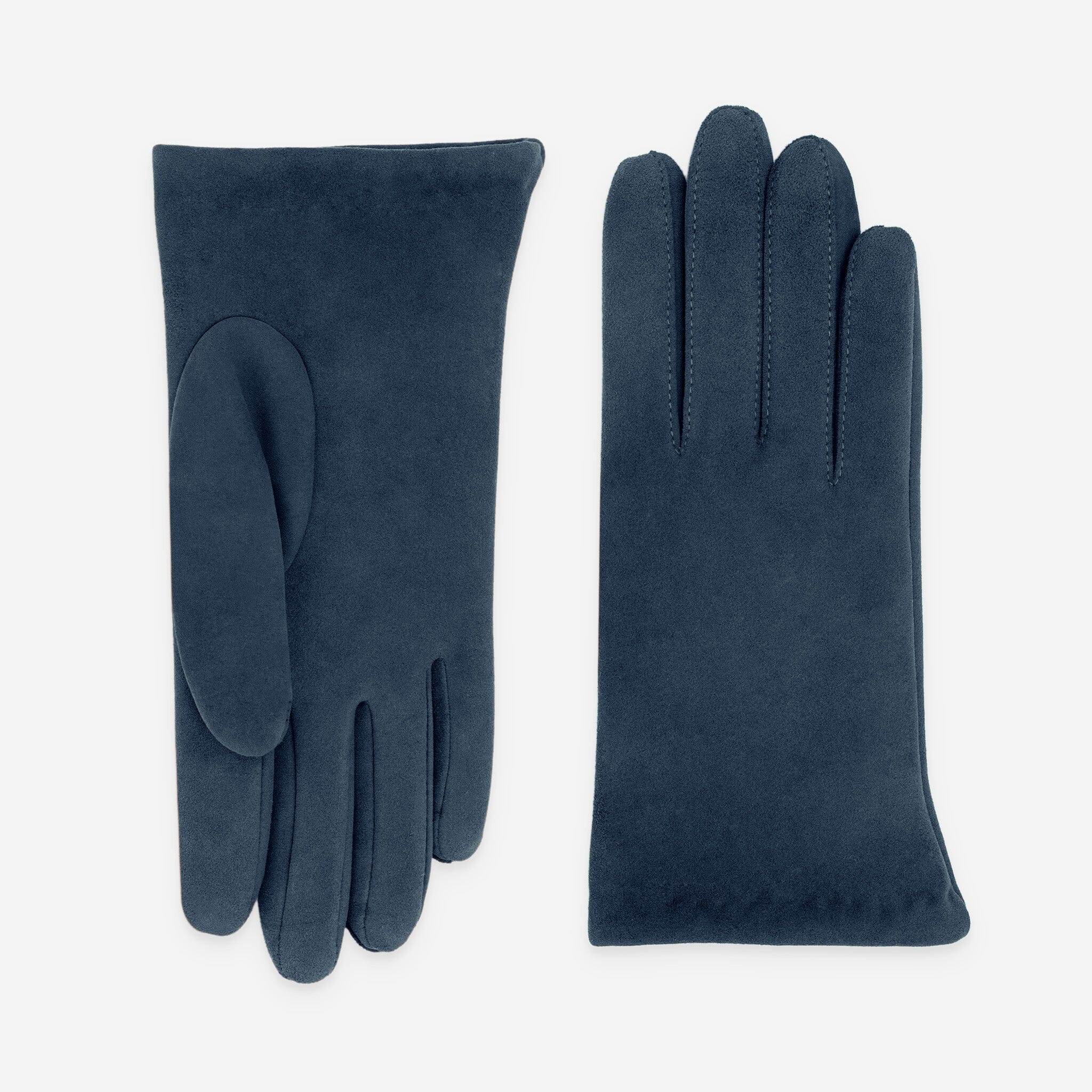 Gants cuir agneau-100rylique-21646TR Gants cuir femme prestige Glove Story Aluminium 6.5