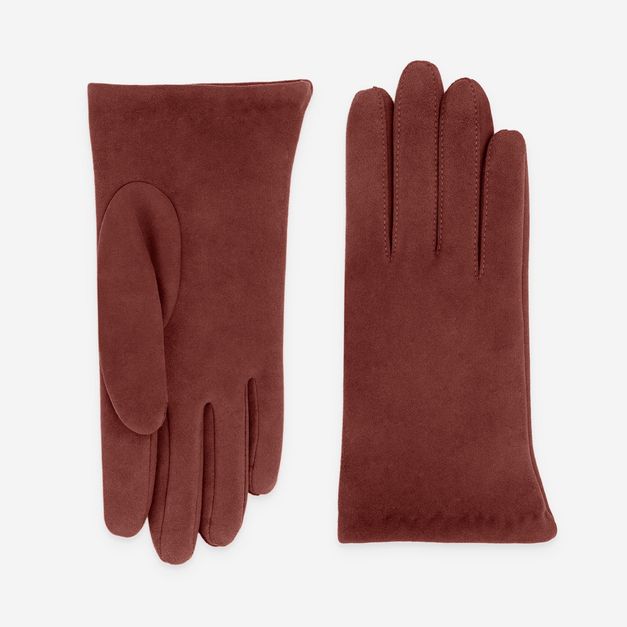 Gants cuir agneau-100rylique-21646TR Gants cuir femme prestige Glove Story Brique 6.5
