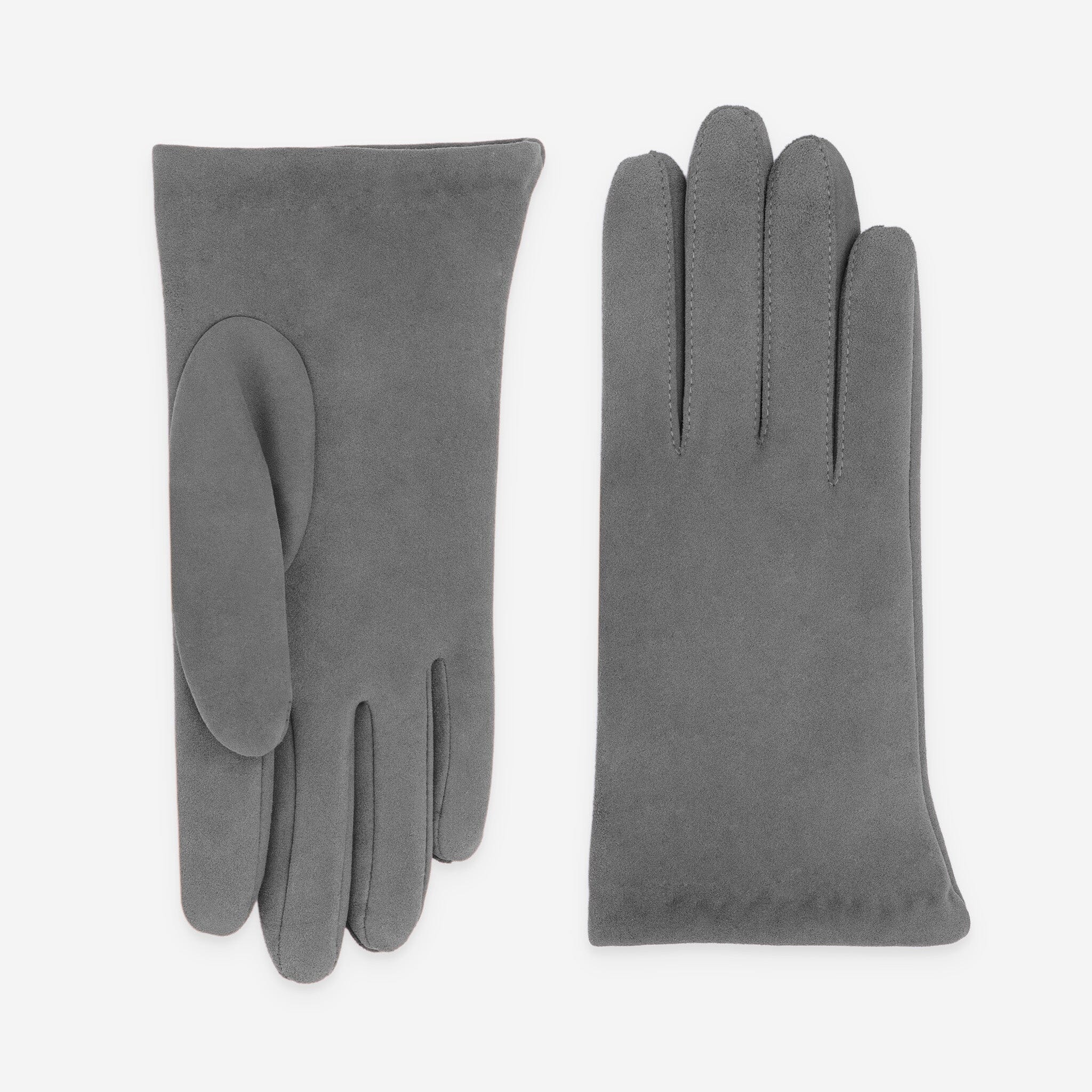 Gants cuir agneau-100rylique-21646TR Gants cuir femme prestige Glove Story Gris Clair 6.5