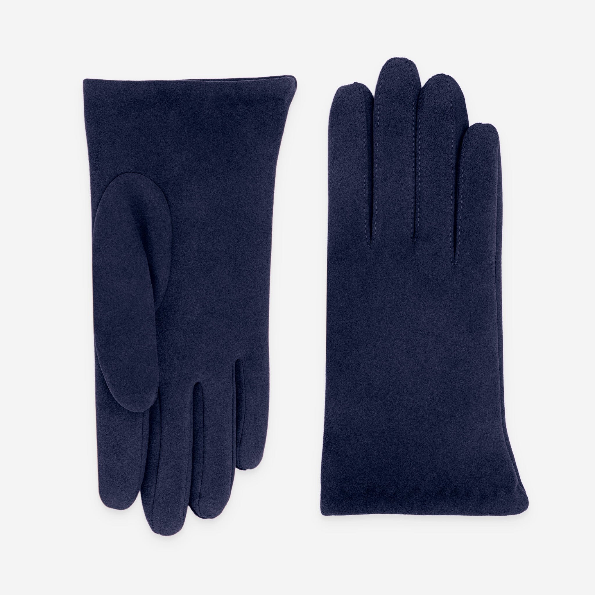 Gants cuir agneau-100rylique-21646TR Gants cuir femme prestige Glove Story Indigo 6.5