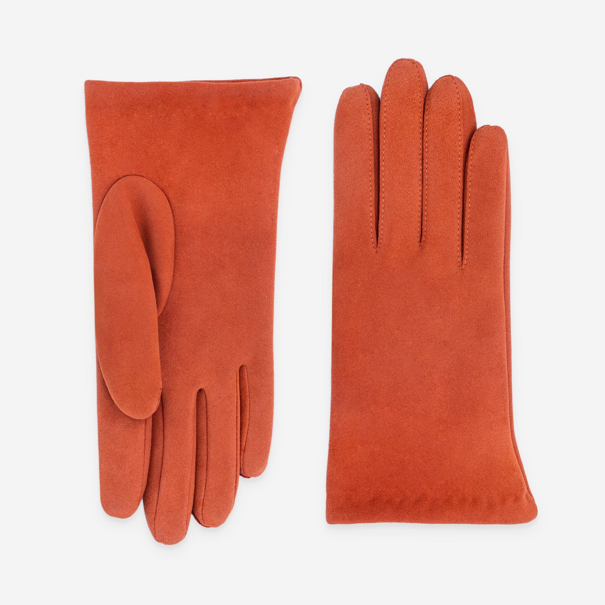 Gants cuir agneau-100rylique-21646TR Gants cuir femme prestige Glove Story Orange 6.5