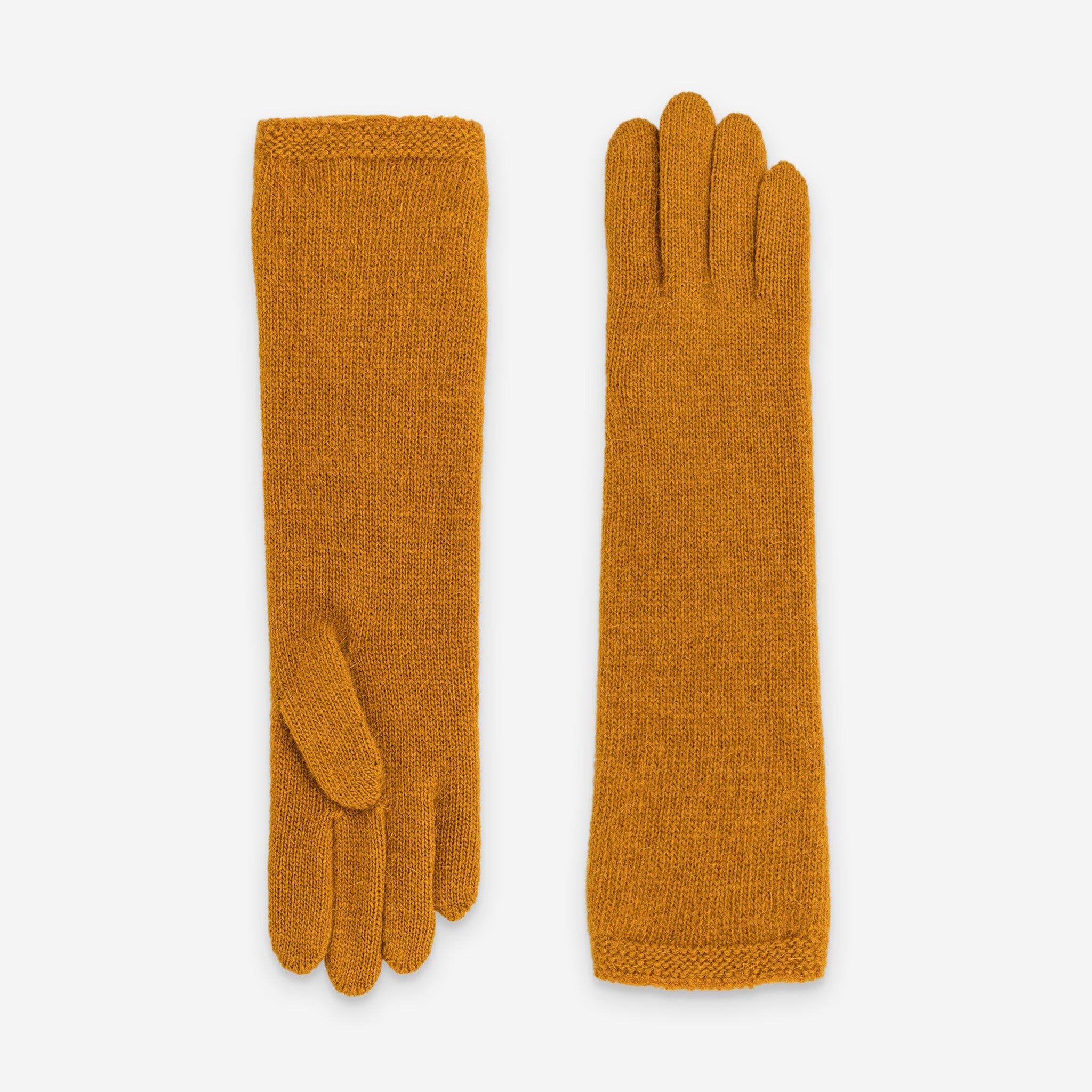 Gants femme 50% laine 30% polyamide 20% angora-31189NF Gants laine femme Glove Story Miel TU