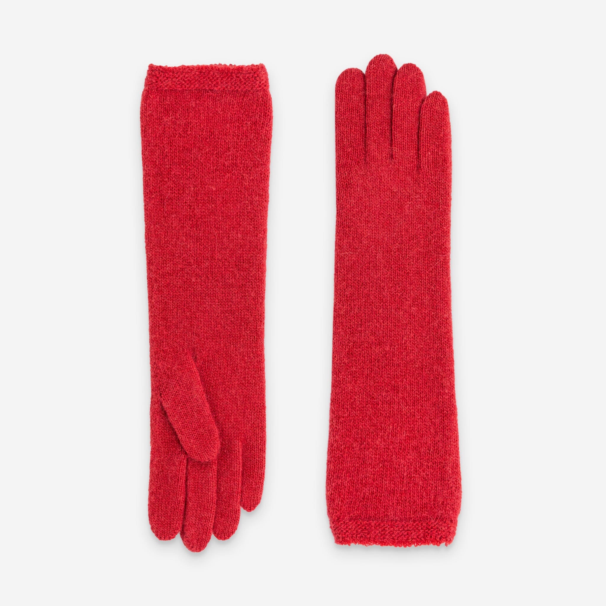 Gants femme 50% laine 30% polyamide 20% angora-31189NF Gants laine femme Glove Story Rouge TU