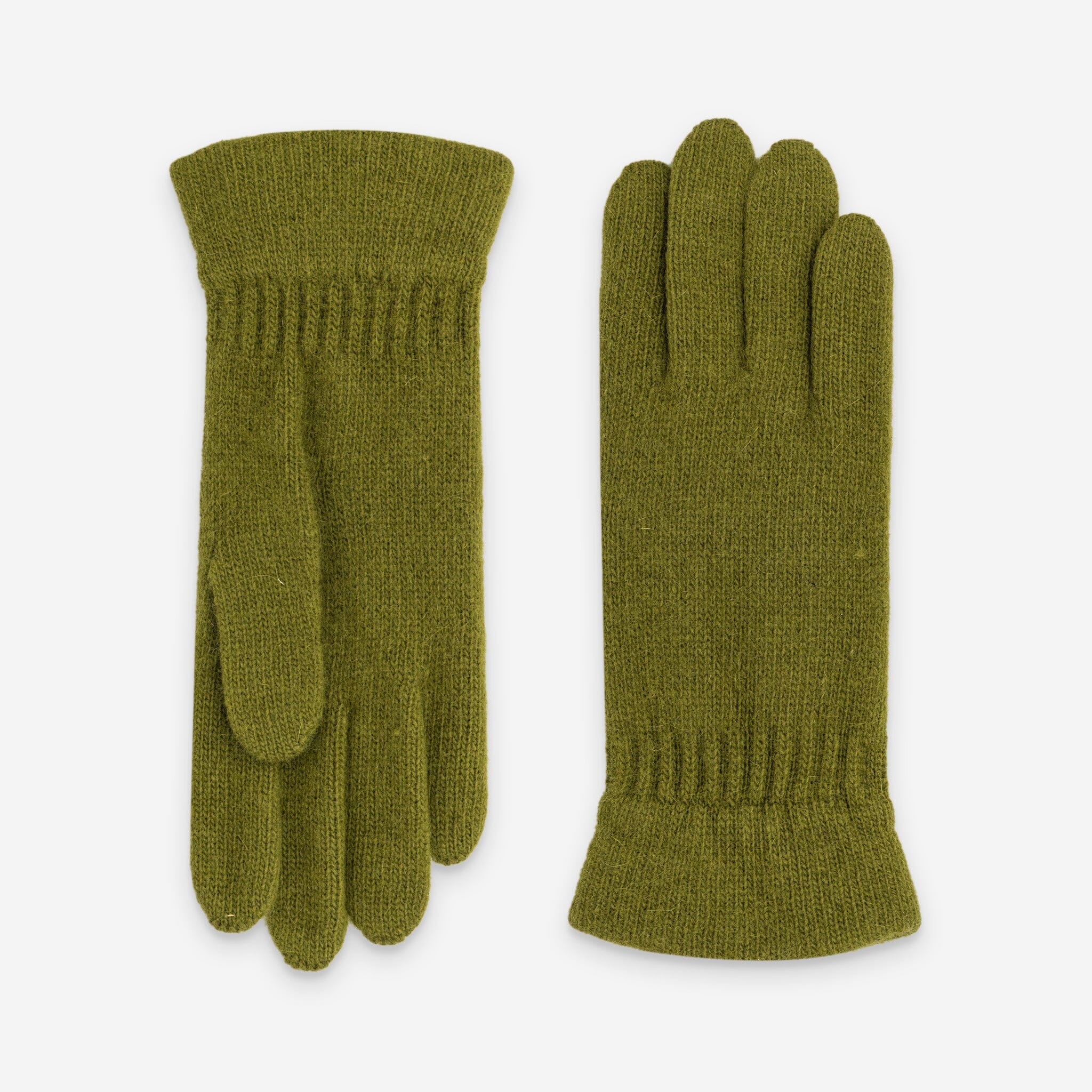 Gants femme 50% laine 30% polyamide 20% angora-31191NF Gants laine femme Glove Story Loden TU