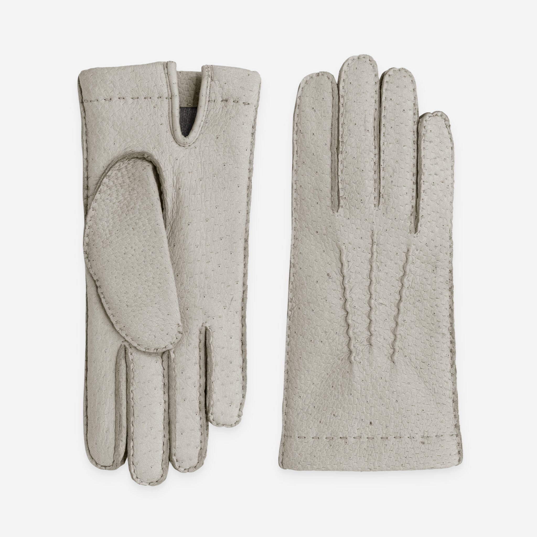 Gants Femme Pecari-doublure 100% cachemire-21202CA Gants cuir femme prestige Glove Story Panama 6.5