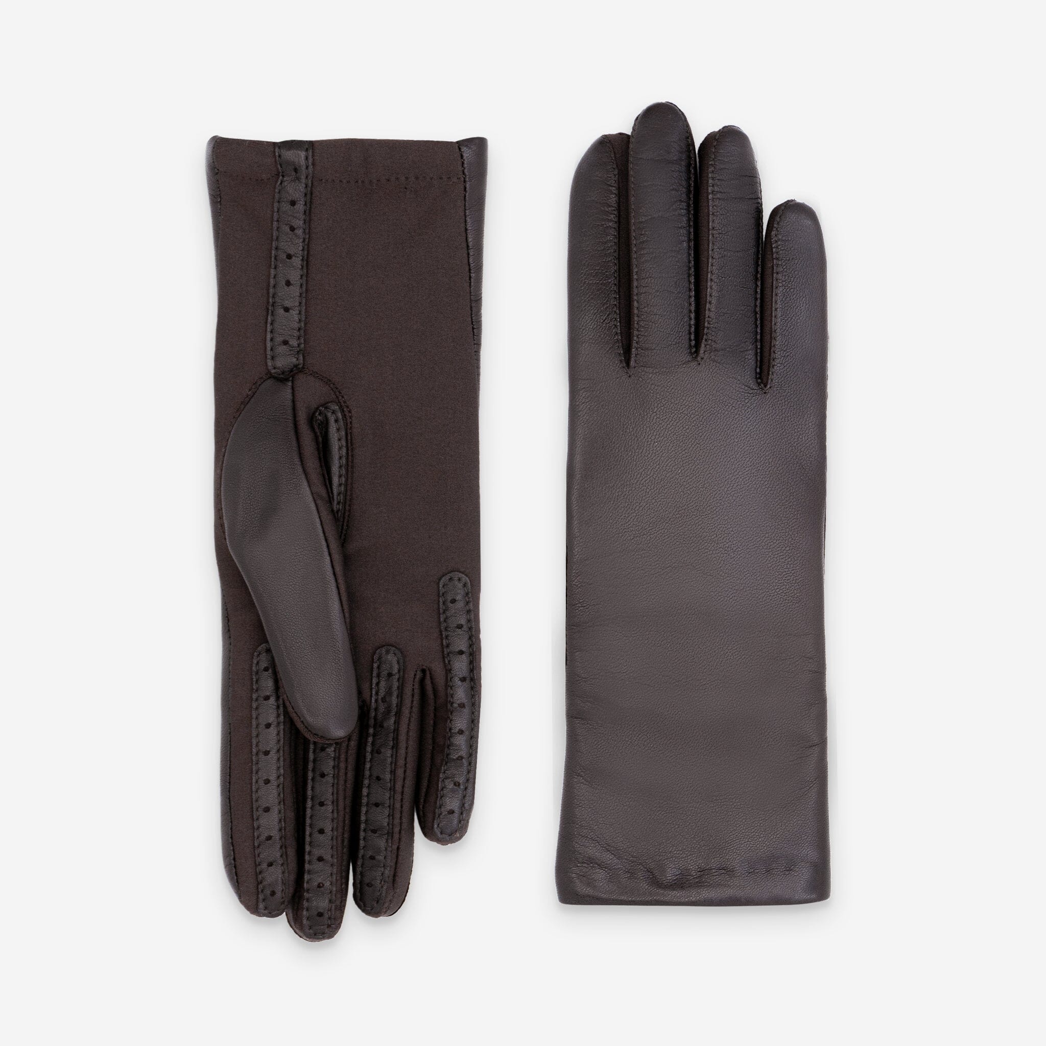 Gants flexicuir-agneau-spandex-100% laine-11047TR Gant Glove Story Choco TU
