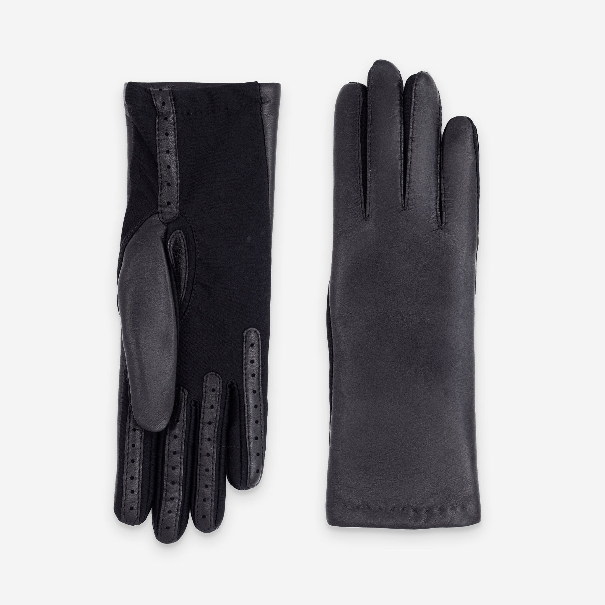 Gants flexicuir-agneau-spandex-100% laine-11047TR Gant Glove Story Noir TU