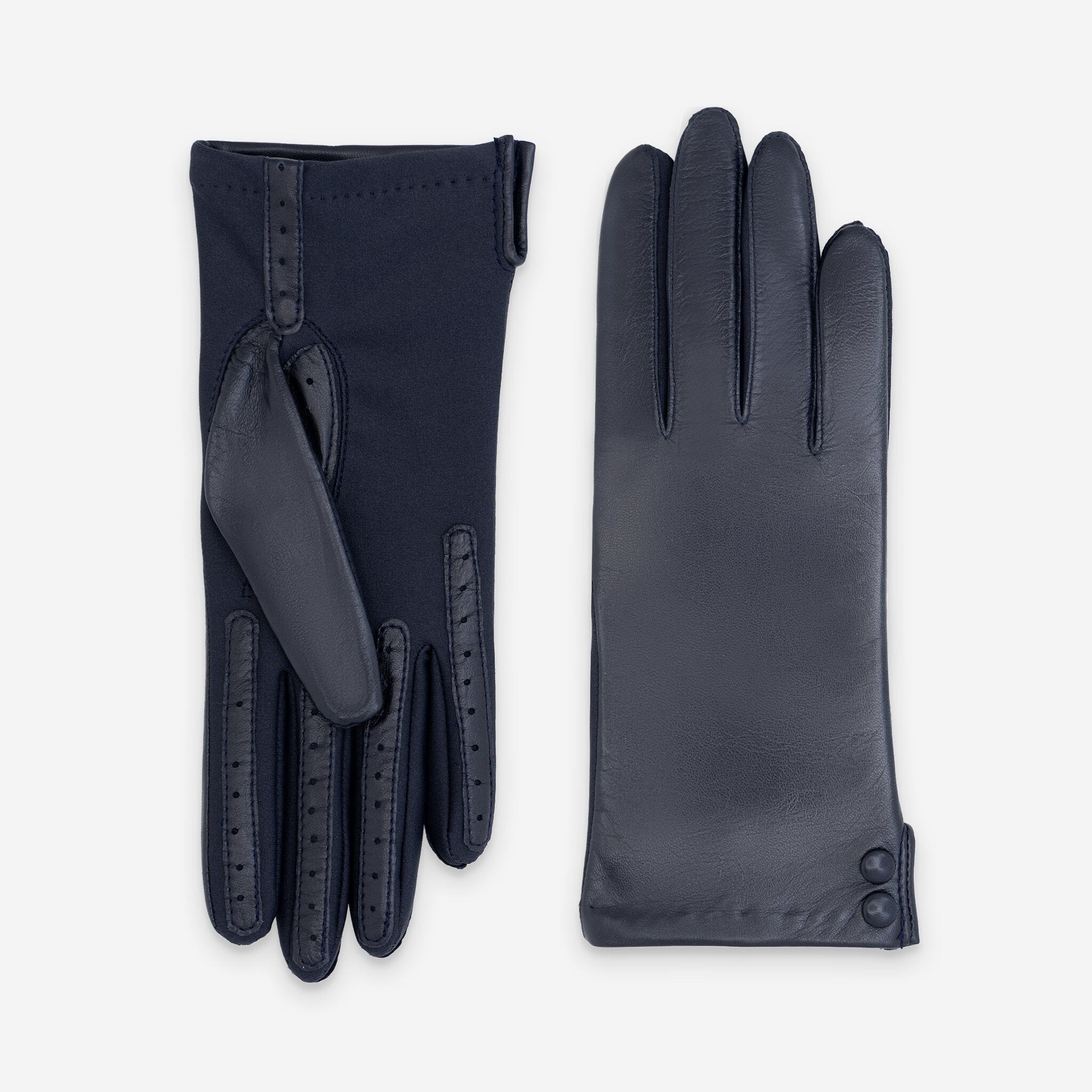 Gants flexicuir-agneau-spandex-100% polyester (microfibre)-11131MI Gants taille unique femme Glove Story Deep Blue TU