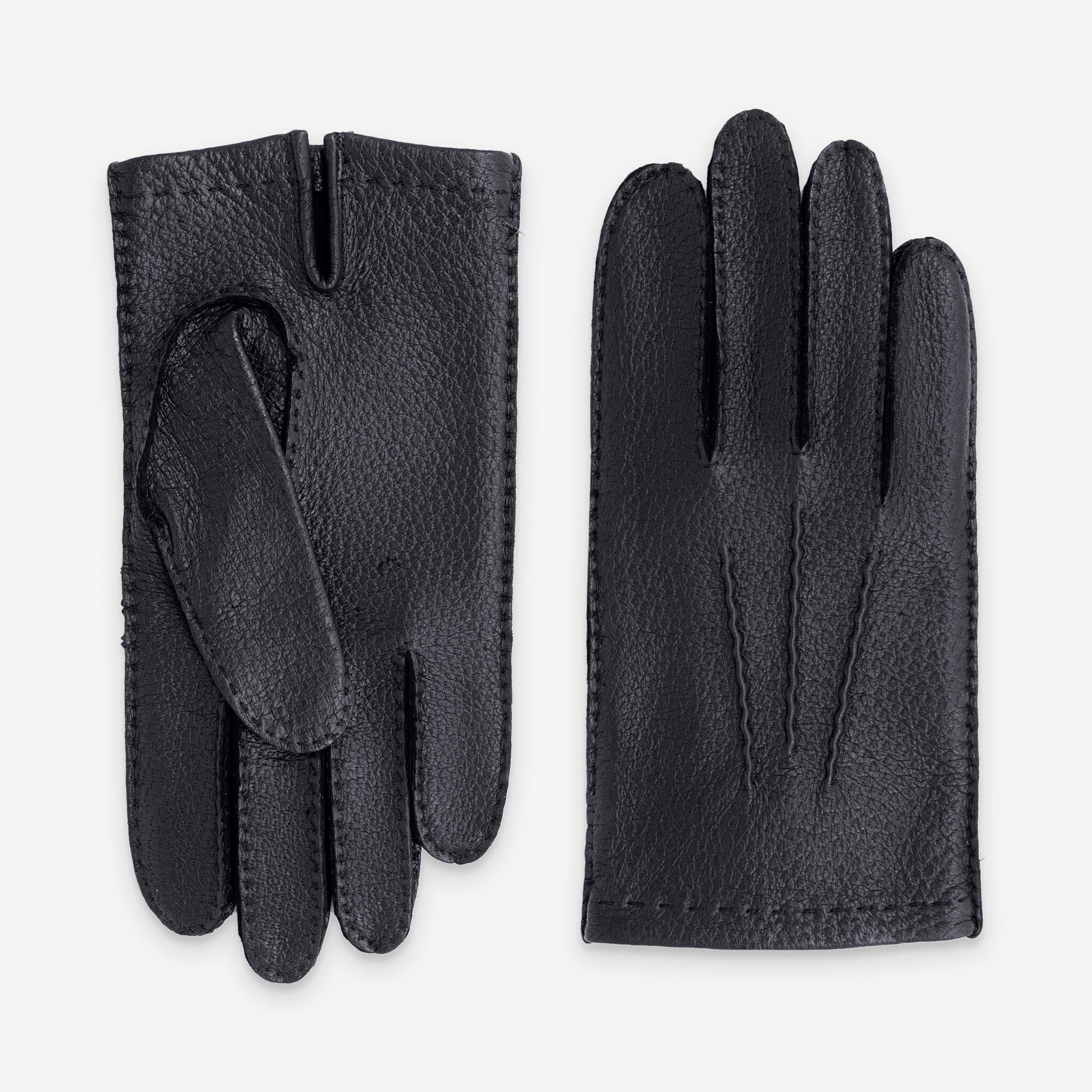 Gants Homme Pecari non double-22045NF Gants cuir homme prestige Glove Story Noir 7.5