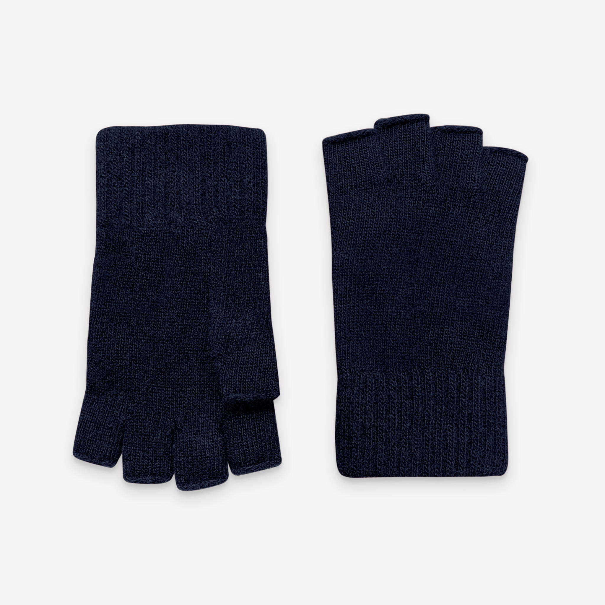 Mitaines homme 90%laine mérino 10% cachemire -33006NF Gants laine femme Glove Story Bleu TU