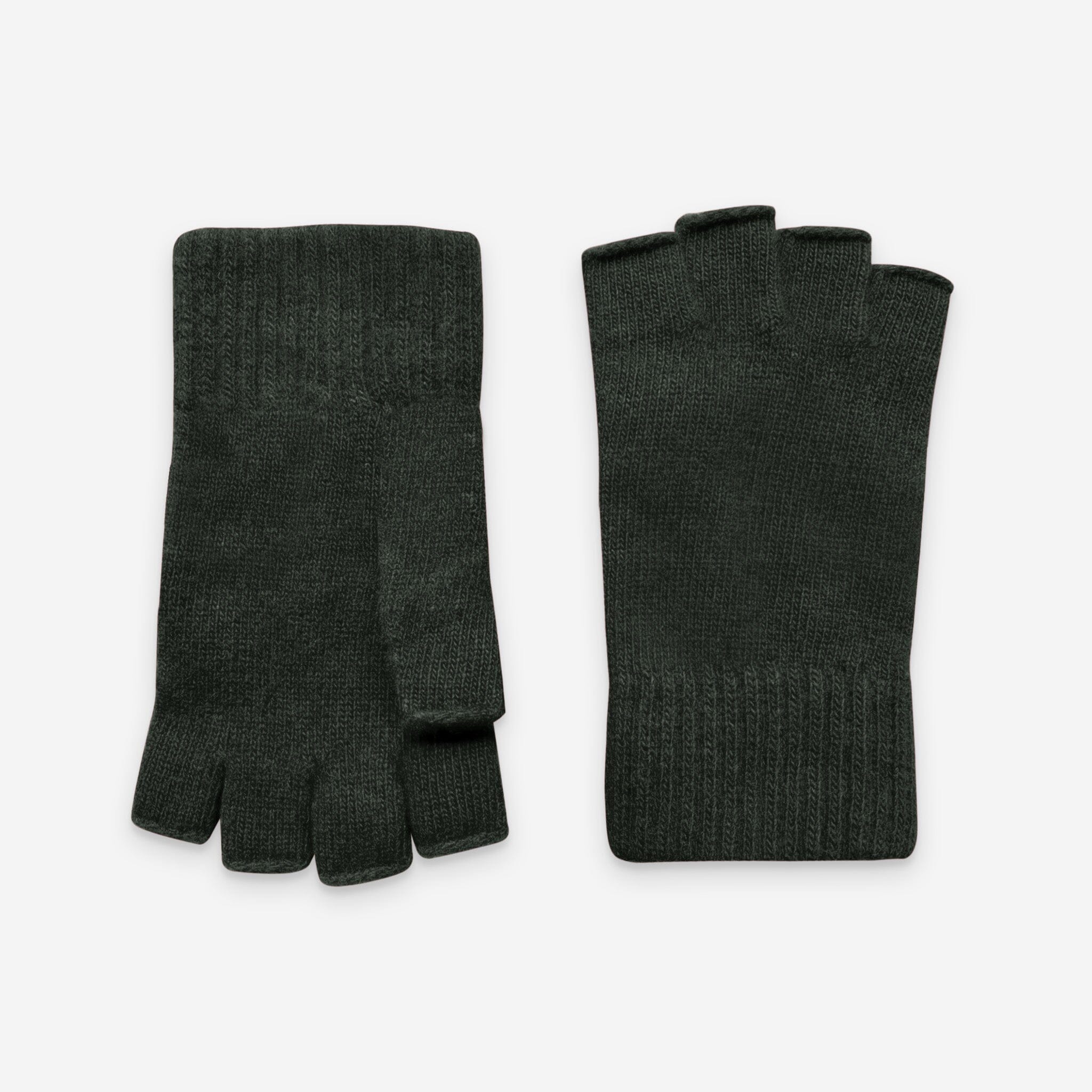 Mitaines homme 90%laine mérino 10% cachemire -33006NF Gants laine femme Glove Story Loden TU