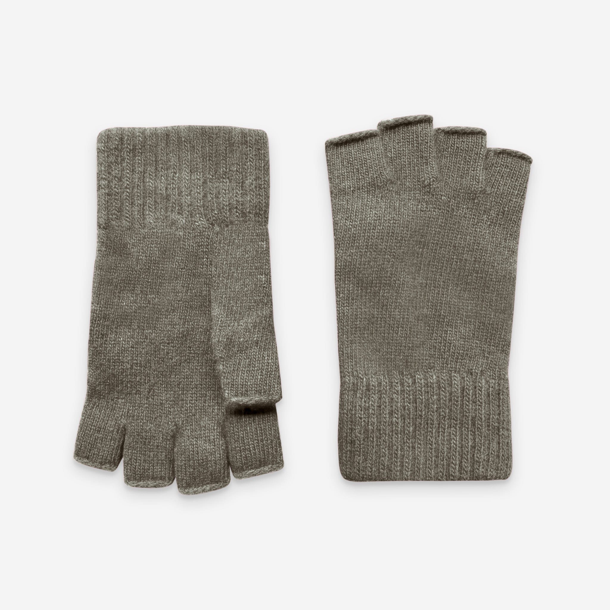 Mitaines homme 90%laine mérino 10% cachemire -33006NF Gants laine femme Glove Story Taupe TU