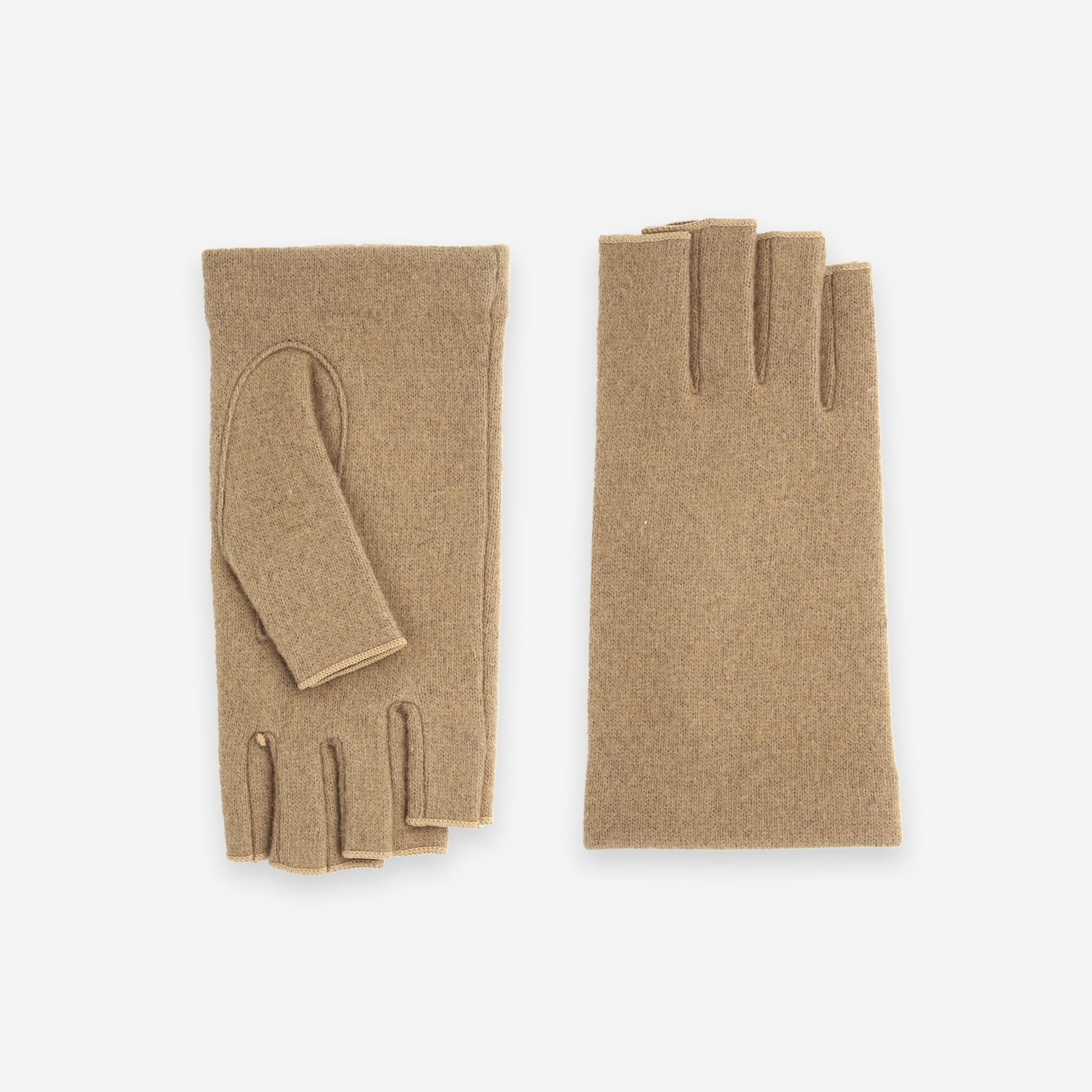 Mitaines laine-80% laine-20% nylon-Tactile-31093NF Gants laine femme Glove Story Camel TU