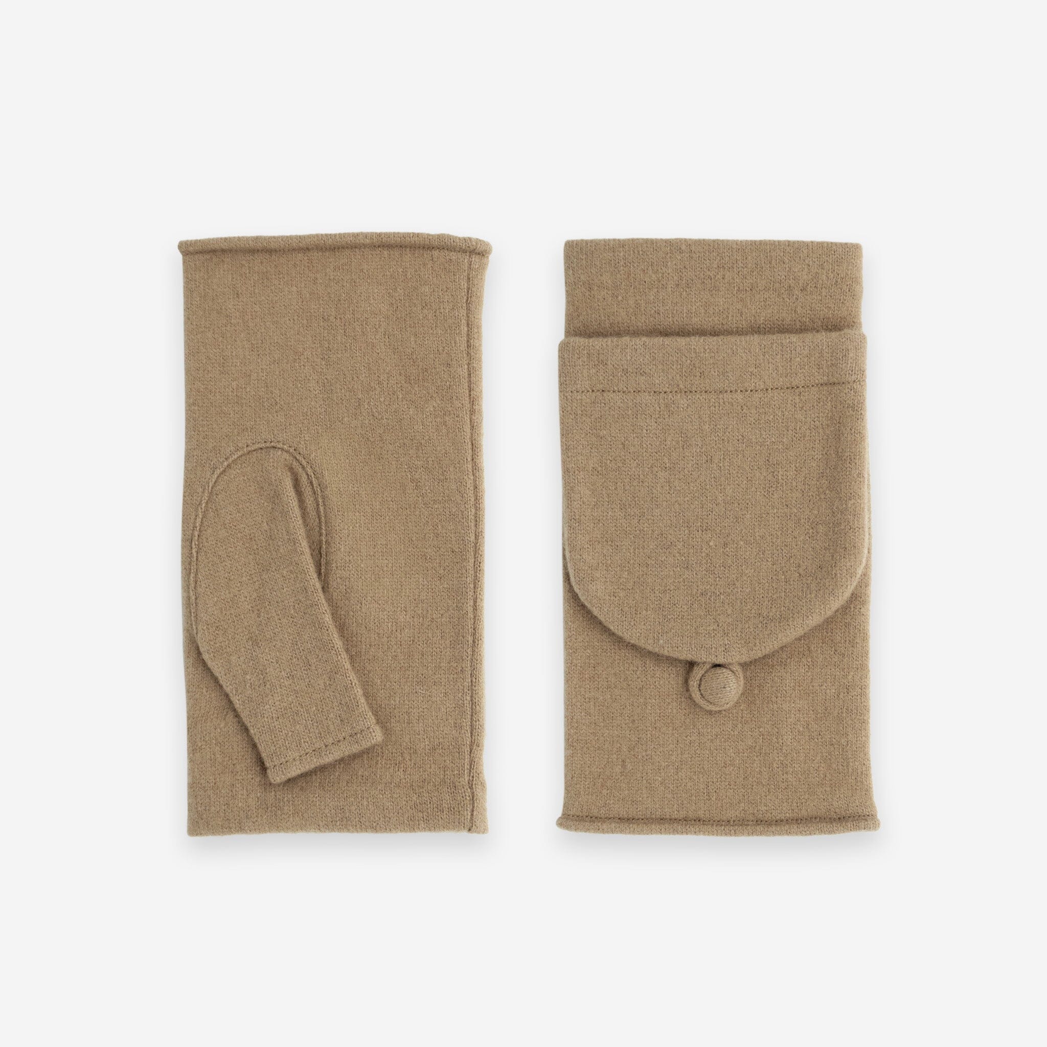 Mitaines laine-80% laine-20% nylon-Tactile-31155NF Gants laine femme Glove Story Camel TU