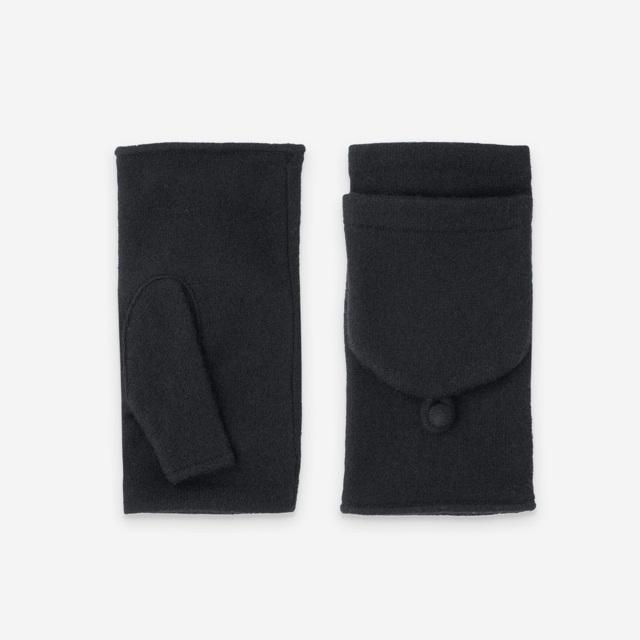 Mitaines laine-80% laine-20% nylon-Tactile-31155NF Gants laine femme Glove Story Noir TU