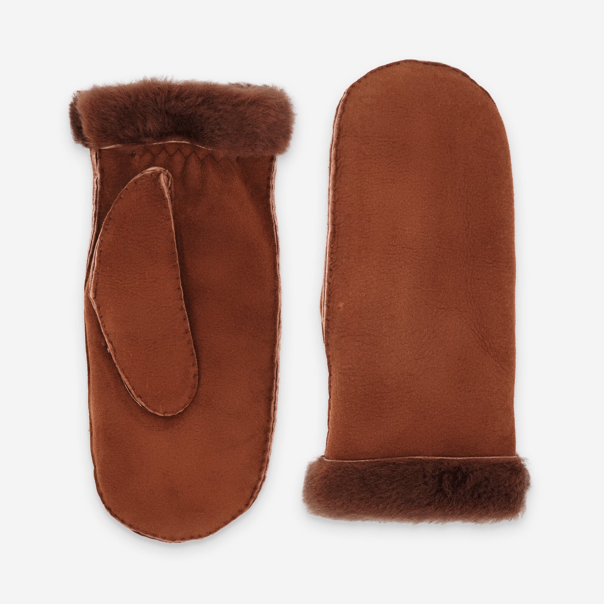 Moufle cuir-100% mouton-21469SH Gants cuir femme prestige Glove Story Noisette 6.5